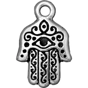 Přívěsek TierraCast přívěsek Hamsa Hand starostříbrný