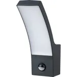 Antracitové fasádní LED svítidlo s pohybovým čidlem Palanga 12W IP44 - Rabalux - 7505 - 7505