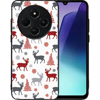 Pouzdro na tablet VSECHNONAMOBIL 97423 MY ART Kryt s vánočním designem Xiaomi Redmi 14C / Poco C75 DEER (068)