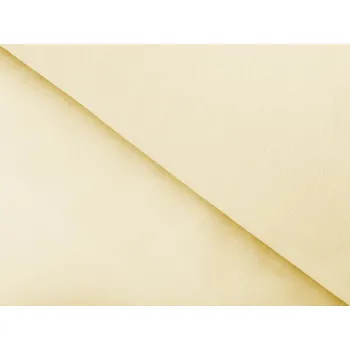 Mikroplyšová látka MIP-035 Světle vanilková - šířka 150 cm