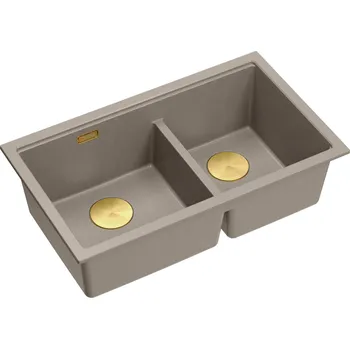 Kuchyňský dřez Quadron Logan dřez graniteq 76x45 cm béžová HQL7645U4_PVDG1_U