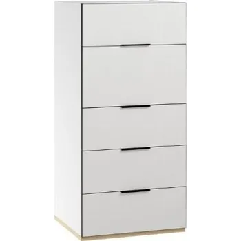 Komoda Kombinovaná komoda Trendy - bílá/dub zlatý