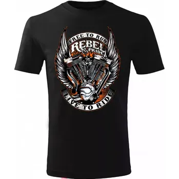 Dětské tričko Rebel černé AKCE 134