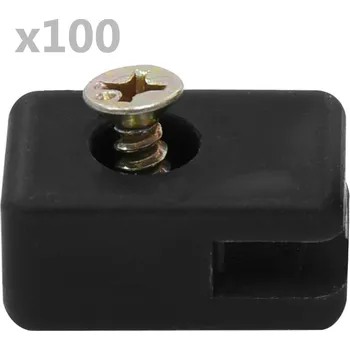 Příslušenství pro plot Držák napínacího drátu plotu se šroubem 100 setů antracitový IM_144506