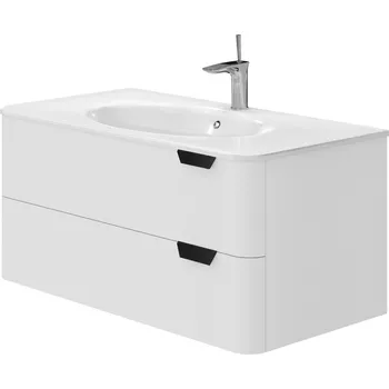 Koupelnový nábytek Lavedo Velluto White 100 koupelnová skříňka s umyvadlem