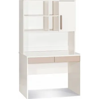 Psací stůl Malý psací stůl s nástavcem Andy - béžová