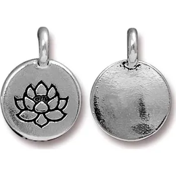 Přívěsek TierraCast přívěsek Lotos starostříbrný