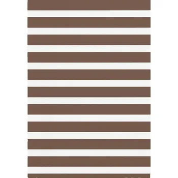 vidaXL Zebra roleta hnědá 115x150 cm šířka látky 110,9 cm polyester