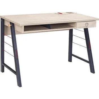 Psací stůl Malý studentský stůl Lincoln - dub/tmavě modrá