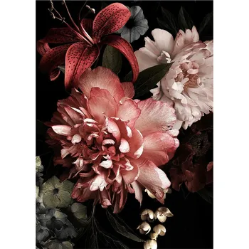 Obraz Skleněný obraz Baroque kytky, 120 × 80 cm&nbsp;GL-12910