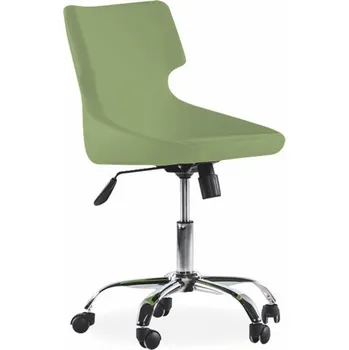 Otočná židle na kolečkách Colorato - zelená