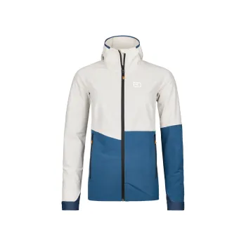 Ortovox Punta Berrino Hooded Jacket W white chalk S; Bílá bunda + DÁREK DLE VÝBĚRU!