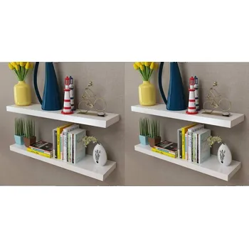 police Nástěnné police 4 ks bílé 80 cm IM_275998