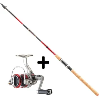 Rybářský prut Daiwa rybářský prut s navijákem na splávek & přívlač