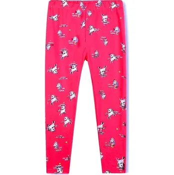 Dívčí legíny DÍVČÍ ZATEPLENÉ LEGÍNY JI9560 VELIKOSTI 98-128 Velikost: 122, Barva: Malinová