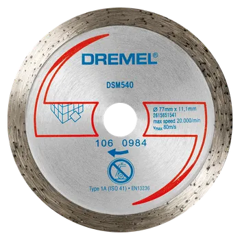 Řezný kotouč Dremel Diamantový řezný kotouč DSM 540, ø 77 mm, 20000 ot./min 2615S540JB
