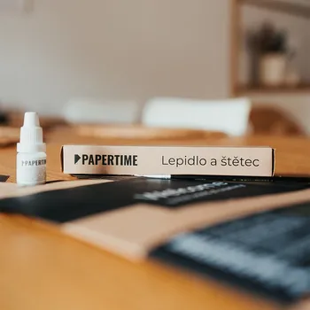 3D puzzle PaperTime Lepidlo a štětec