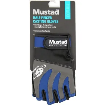Rukavice MUSTAD - Rukavice Half Finger Casting vel. L