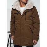 Pánská hnědá zimní parka s kapucí TX4968 Velikost: 2XL/54
