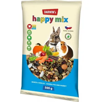 Krmivo pro hlodavce NUTRIN Darwin's NEW Morče, králík happy mix 500 g