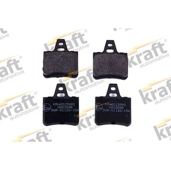 Brzdová destička Sada brzdových destiček, kotoučová brzda KRAFT AUTOMOTIVE 6015990