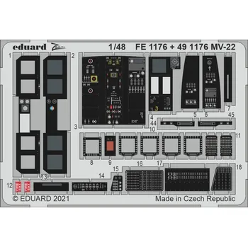Plastikový model Eduard 1/48 MV-22 (HOBBY BOSS)