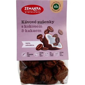 Mýdlárna Koukol Kávové bio sušenky s kokosem Zemanka