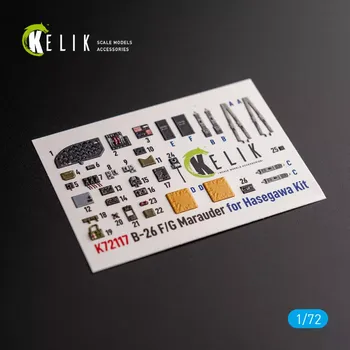 Plastikový model Reskit 1/72 B-26 F/G Marauder interior 3D (HAS)