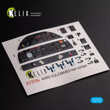 Plastikový model Reskit 1/72 AVRO VULCAN B.2 Rear cockpit inter.3D (AIRF)