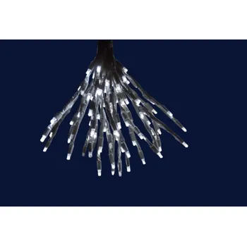 Vánoční dekorace CITY SR-050764 LED Pugét zelený, studeně bílá, 50cm