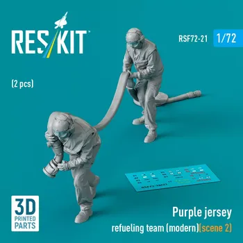 Plastikový model Reskit 1/72 Purple jersey refueling team modern 2 (2 fig)
