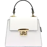 Kožená kufříková kabelka 20-051 Luka bílá