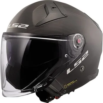 Helma na motorku LS2 Helmets LS2 OF603 INFINITY II MATT CARBON-06 - XL