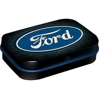 Plechová krabička s mentolkami Mint Box Ford - logo
