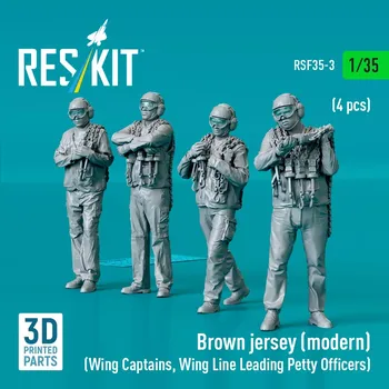 Plastikový model Reskit 1/35 Brown jersey modern (4 fig.)