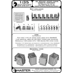 Master 1/35 Early small (50 round) ammunition cans OPENED