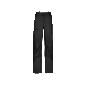 Snowboardové kalhoty Ortovox 3L Ortler Pants W black raven regular XS; Černá kalhoty + DÁREK DLE VÝBĚRU!