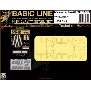 Plastikový model HGW 1/32 Bf 109E-3 (DRAG/CYBERH.) BASIC LINE
