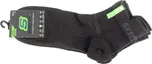 Černé ponožky Skechers 3PPK Bamboo Mesh Quarter Socks SK42056-9999 Velikost: 43/46