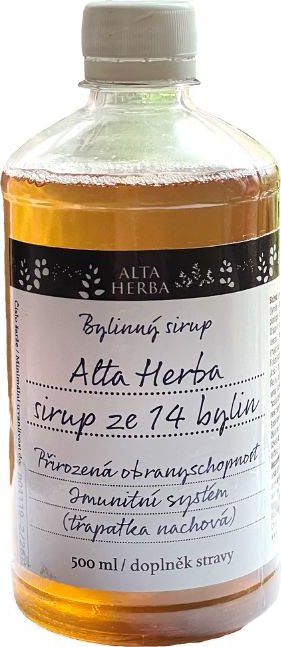 Sirup ze 14 bylin obrana organismu 500ml