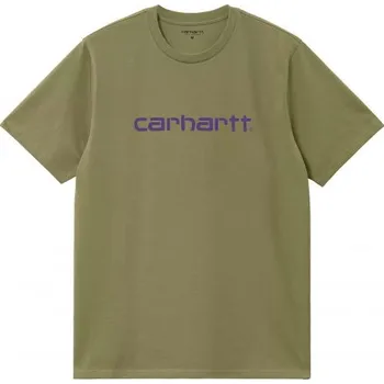 Pánské tričko TRIKO CARHARTT WIP Script S/S - zelená - XXL + při osobním odběru 941 Kč