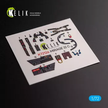 Plastikový model Reskit 1/72 MIRAGE III C interior 3D (MSVIT)