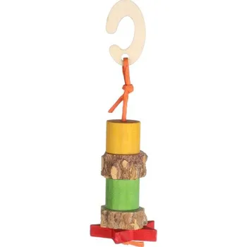 hračka pro malé zvíře Hračka hlod. dřevo závěsná Zair Flamingo 6x6x21cm