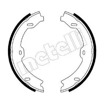 Brzdová čelist Sada brzdových čelistí, parkovací brzda METELLI 53-0247
