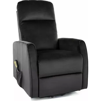 Křeslo Elektrické polohovací křeslo Leto Velvet černé