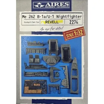 Plastikový model Aires 1/32 Me 262 B-1a/U-1 Nightfighter (REV)