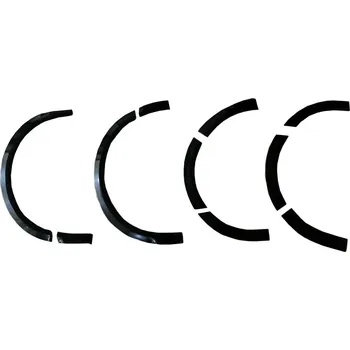 Blatník karosérie Plastové lemy blatníků pro VW Transporter T6 2015-2019 (SV / RD) (černý lesk) (10ks)