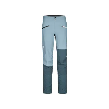 Ortovox Punta Berrino Pants W glacier grey M; Šedá kalhoty + DÁREK DLE VÝBĚRU!