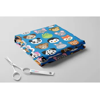 Microfibra, Veselá zvířátka Barva: Tyrkysová