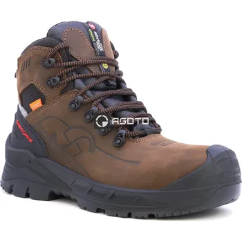 Pracovní oblečení SIXTON Marmolada S3 hnědá pánská pracovní obuv 47